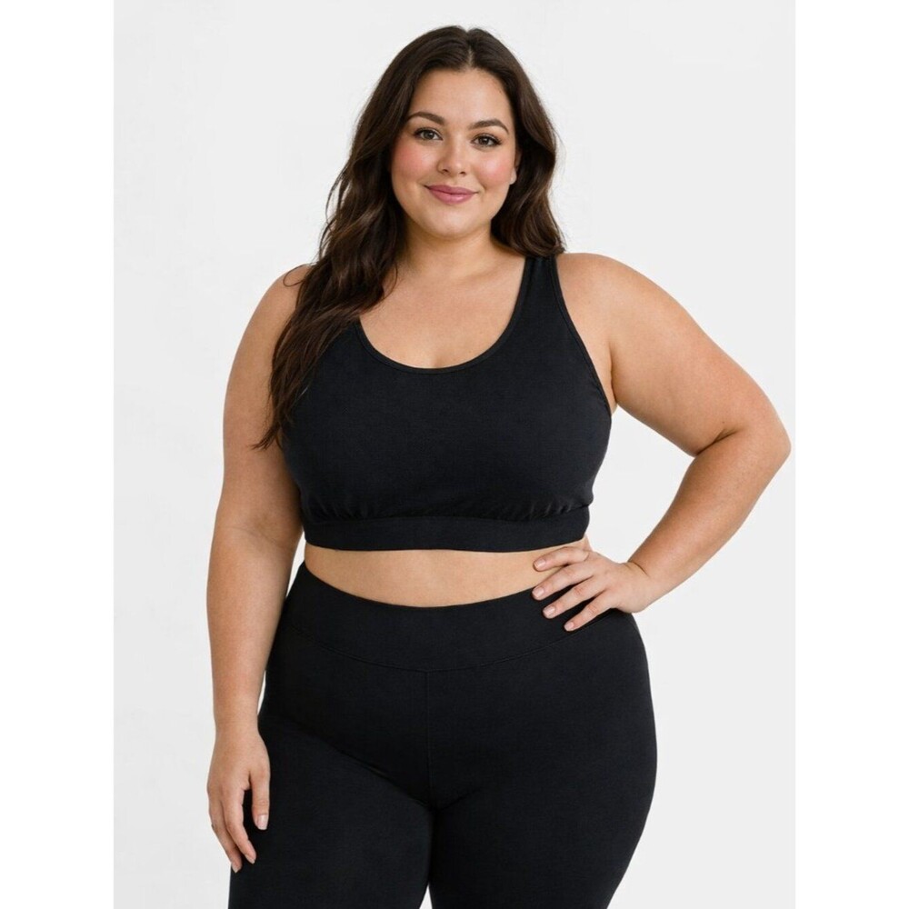 Torrid Curve Bralette Size 3 Black Mesh Back